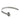 Rørtilslutning Rustfri stål  8-114mm 1/8" - 4" Længde 428mm 2,5 - 16mm2 Tilslutning - 1