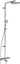 Oras Optima Style Rain termostat t/kar + brus med aftagelig tud krom - 2