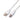 USB 2.0 kabel A-B. han/han hvid 4,5m - 1