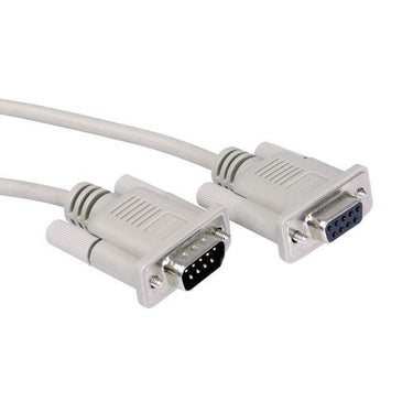 Seriel forlængerkabel DB9 han/hun 3m - 1