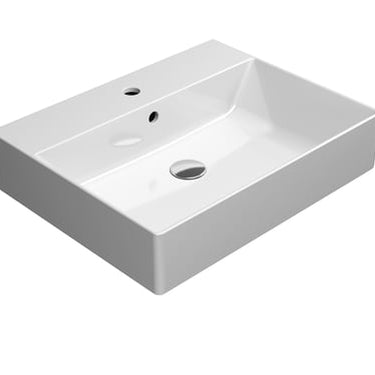 GSI Kube X håndvask 60x47cm væg hh/ovl hvid - 1