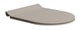 GSI slim toiletsæde med soft close/quick release Tortora - 1