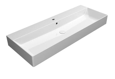 GSI Kube X håndvask 120x47cm væg hh/ovl hvid - 1