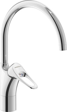 FM Mattson 9000XE køkkenarmatur 235mm høj C-tud forkromet 6L/min - 1
