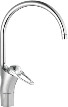 FM Mattson 9000E køkkenarmatur 233mm høj C-tud forkromet - 1