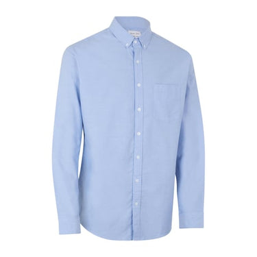 Seven Seas S60 Herre Oxford Skjorte blå str 3XL - 1