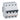 RX³ MCB automatsikring C10 4pol 4M 6000A - 1