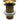 Bundventil push-up 1 1/4" u/overløb børstet messing - 1