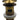 Bundventil push-up 1 1/4" m/overløb børstet messing - 1