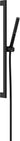 hansgrohe Pulsify S brusersæt 100 1jet EcoSmart bruserstang 65 cm mat sort - 1