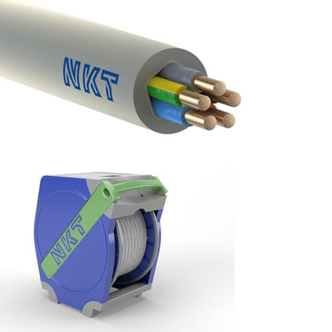 Installationskabel NOIKLX 90° 5G4 Lysegrå QADDY 190 - 1