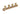 Fordelerrør Rødgods 3/4"x1/2" 4vejs m/kobsæt t/15mm - 1