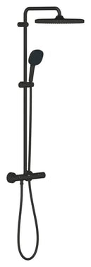 GROHE Tempesta Cube brusesystem med termostat 9,5l mat sort - 1