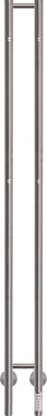 KRISS Twin el håndklædetørrer 1480x130mm bør rf stål - 1
