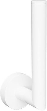 KRISS Simple reservepapirholder lodret hvid lakeret messing - 1