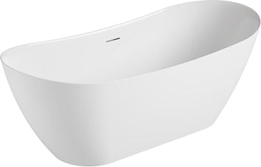 KRISS Noble badekar fritst 1700x730x630mm hvid mat akryl - 1
