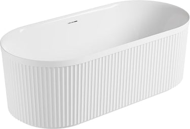KRISS Queen badekar fritst 1700x800x585mm hvid mat akryl - 1
