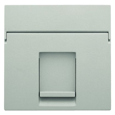 Afdækning til dataudtag 1x RJ45 light grey - 1