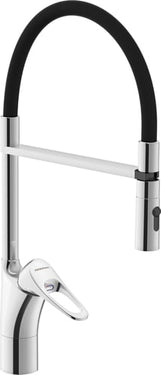 FM Mattsson 9000XE Flexi køkkenarmatur 232mm m/flex tud forkromet - 1