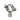 Rørholder m/ 1/2" muffe EN 1.4301 304 A: 78mm 25,0-25,4mm - 1