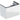 Geberit Acanto underskab til håndvask 75 cm 1 sk + 1 indv sk hvid glas blankt/håndtag hvid mat - 1