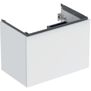 Geberit Acanto underskab til håndvask 75 cm 1 sk + 1 indv sk hvid mat/håndtag hvid mat - 1