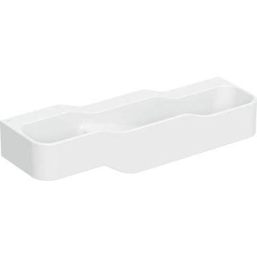 Geberit Bambini lege- og vaskekumme 3 vaskepl lav vask højre 140 cm u/hh Alpin-hvid - 1