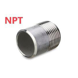 Svejsenippel NPT 4404/316 40 bar 3/8"x30 mm - 1