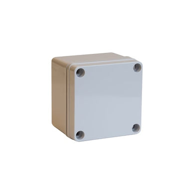 Monteringskasse ABS 100x100x75mm (BxLxH) IK 08 IP66/IP67 UL94 HB grå - 1