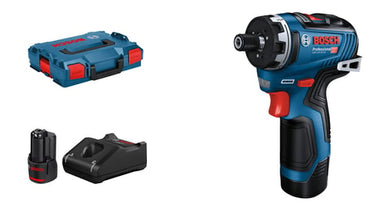 Blå Bosch skruemaskine GSR 12V-35 HX - 1