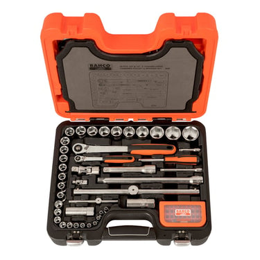 Bahco S95 Værktøjssæt 1/4" og 1/2" 95 dele 4-32mm - 1