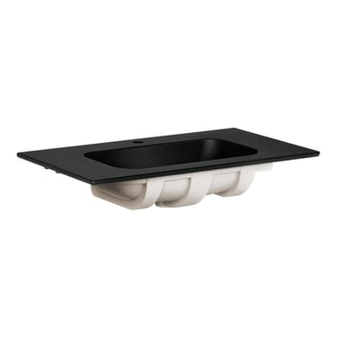 Gustavsberg Artic møbelvask 80cm mat sort - 1