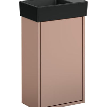 Gustavsberg Artic S møbelsæt 36cm vask hh tv mat sort/peach - 1