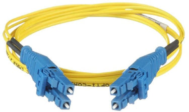 Duplex fiber patch cord OS2 LSZH LC Push Pull konnektors. Standard IL 4m - 1