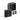 Forgreningsdåse Abox Pro 040-L/sw 102X102X57mm sort IP66/IP67/IP69 - 1