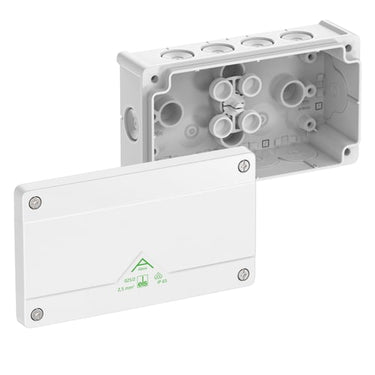 Forgreningsdåse Abox 025/2-L/w 87X152x52mm hvid IP66 - 1