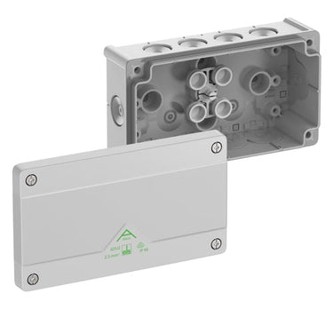 Forgreningsdåse Abox 025/2-L 87X152x52mm grå IP66 - 1