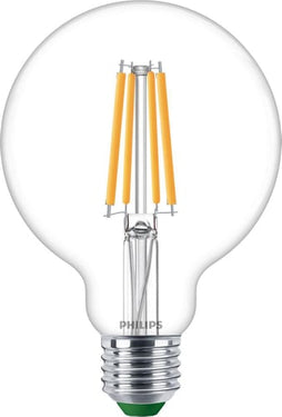 Philips MASTER Ultra Efficient LED Standard 4W (60W) E27 827 G95 Klar Glas - 1