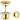 Damixa bundventil Ø63mm 1 1/4" push-up poleret messing PVD - 1