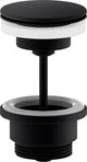 Damixa bundventil Ø63mm 1 1/4" "altid åben" mat sort - 1