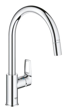 GROHE BauLoop køkkenarmatur C-Tud 8,0l/min. krom - 1
