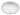 Lavabo Tea håndvask porcelæn 560x415x200mm underlim hvid - 1