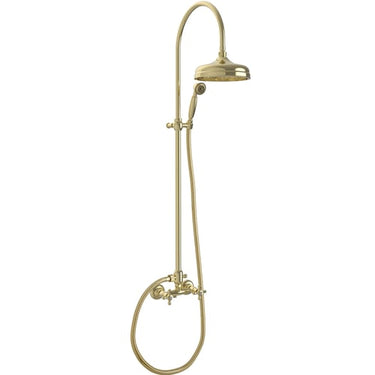 Lavabo Retro to-grebs armatur m/hoved- og håndbr messing - 1