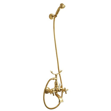 Lavabo Retro to-grebs kar-/brusearmatur messing - 1