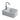 Lavabo Axa 1025 håndvask porcelæn 240x355x130mm t/bordpl/væg hvid - 1
