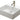 Lavabo Boxo 1010 slim håndvask porcelæn 500x480x160mm t/bordpl/væg hvid - 1
