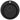 Lavabo Saturn køkkenvask komposit ø505x290mm hh/strainer matsort/sort - 1