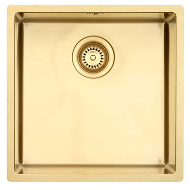Lavabo Kubus køkkenvask m/hh PVD messing - 1
