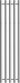 KRISS Vega håndklæderadiator 1420x332mm krom - 1
