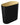 Pressalit Style toiletspand vægh bør messing/sort - 1